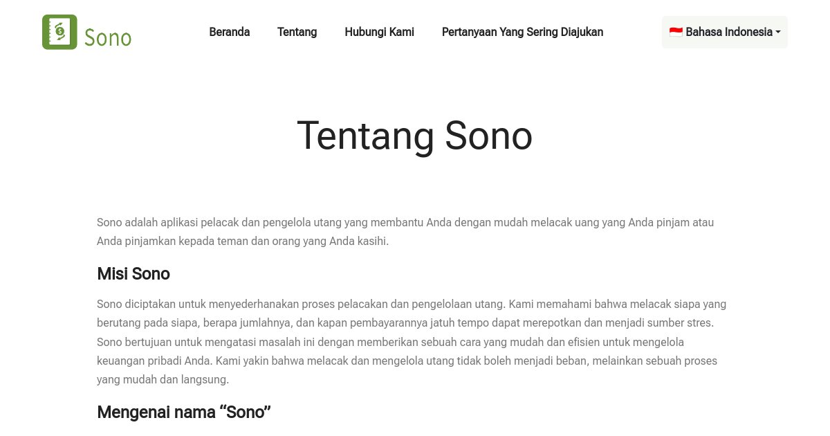 Tentang Sono